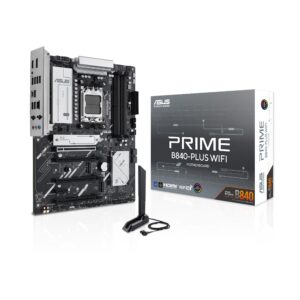 ASUS - PRIME B840-PLUS WIFI - Motherboard - ATX - Socket AM5 - AMD B840 - para Ryzen