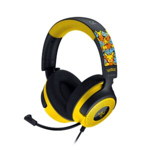 Razer Kraken - V4 X - Headset - Para Game console - Wired - Pokemon Edition