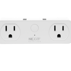 Nexxt - Solutions Connectivity - NHP-D610 - wireless - 2 Toma corrientes - 2 puertos USB - Compatible con Amazon Alexa y Google Assistant - 1875 W de potencia máxima - 200 joules