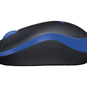 Logitech M185 - Ratón - diestro y zurdo - óptico - inalámbrico - 2.4 GHz - receptor inalámbrico USB - azul