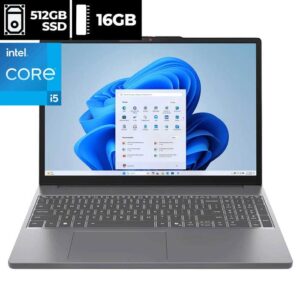 Lenovo IdeaPad Slim 3 15IRH10 - Notebook - 15.3" - 1920 x 1200 - Intel Core i5 13420H / 4.6 GHz - DDR5 SDRAM - 16 GB - 512 GB SSD - Intel UHD Graphics - Microsoft Windows 11 Home - Gray - Spanish - 1-year warranty