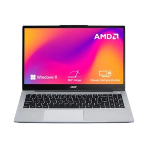 Acer A3 - Notebook - 15.6" - AMD Ryzen 7 5825U / 2.0 GHz - DDR4 SDRAM - 16 GB - 512 GB SSD - AMD Radeon Graphics - Windows 11 Home - Silver - Spanish - 1-year warranty