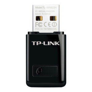 TP-Link TL-WN823N - Adaptador de red - 802.11b/g/n - Velocidad 300 Mbps a 2.4 GHz-USB 2.0-Botón WPS