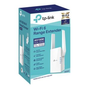 TP-Link RE505X - Extensor de rango Wi-Fi - 1GbE - Wi-Fi 6 - 2.4 GHz, 5 GHz