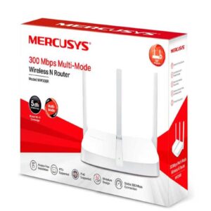 Mercusys MW306R V1 - Enrutador inalámbrico conmutador de 3 puertos - Wi-Fi - 2,4 GHz