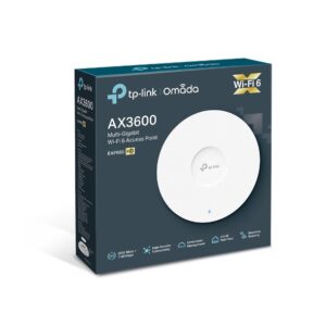 TP-Link EAP660 HD AX3600 Wireless Dual Band Multi-Gigabit Ceiling Mount Access Point - Punto de acceso inalámbrico - Wi-Fi 6 - 2.4 GHz, 5 GHz - instalable en pared/techo
