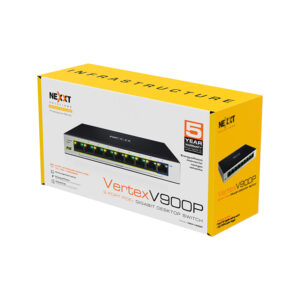 Nexxt Solutions Infrastructure - Switch - Gigabit Ethernet - 9 x 10/100/1000 - 1 Gigabit Ethernet - 9 POE+ 120W