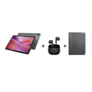 Lenovo Tab - 10.1" - WUXGA (1920x1200) - Android 14 or Later - MediaTek Helio G85 - 4GB Soldered LPDDR4x - 28GB eMMC 5.1 - Luna Grey + + Folio Case + Stereo Earbuds