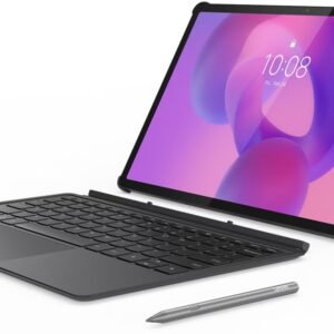 Lenovo IdeaTab Pro - 12.7" - 3K (2944 x 1840) - Android 14 or Later - MediaTek Dimensity 8300 - 8GB Soldered LPDDR5x - 256GB UFS 4.0 - Luna Grey + Keyboard + Pen Plus + Moto Buds