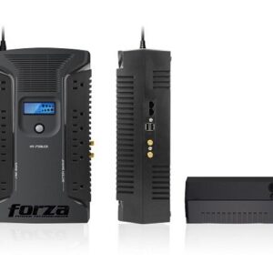 Forza - UPS - Línea interactiva - 450 vatios - 750 VA - AC 110/120 V - 12 NEMA 2 USB