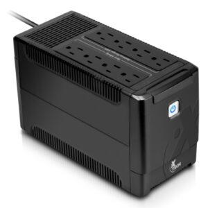 Xtech - Battery backup - Line interactive - 375 Watt - 750 VA - AC 110/120 V - 8 outlets XTP-751