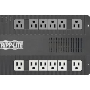 Eaton Tripp Lite Series UPS 750VA 450W Desktop Battery Back Up AVR 50/60Hz Compact 120V USB RJ11 - UPS - CA 120 V - 450 vatios - 750 VA - conectores de salida: 12