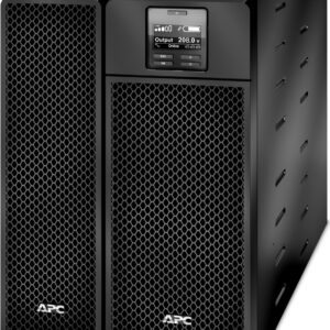 APC Smart-UPS SRT 6000VA - UPS - CA 208 V - 6000 vatios - 6000 VA - Ethernet 10/100, USB - conectores de salida: 16 - negro - con Transformador reductor de 208/240 V a 120 V