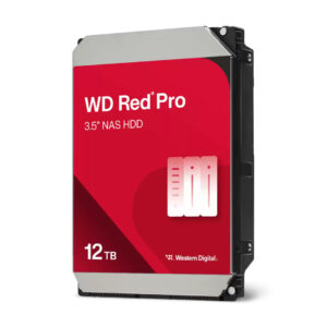 Western Digital WD Red - Hard drive - Internal hard drive - 12 TB - 3.5" - 7200 rpm - SATA