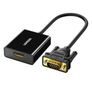 ADAPTADOR VGA A HDMI UGREEN CM513, 1080P 60HZ 50945