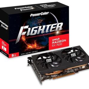 Tarjeta De Video Powercolor Fighter Amd Radeon Rx 7600 8gb Gddr6 2250 Mhz Rx 7600 8g-f/v2