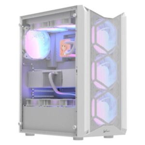 Case Argb Formula V Line Air Power G1 Plus White Mid Tower Ventiladores 6 De 120 Mm 4711401663591