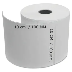 ROLLO DE ETIQUETAS TT SAT AMERICA 100MMX100MM C1 R500 1COL P CX32 9016 X UNIDAD (PARA GUIAS)