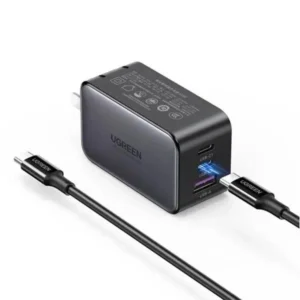 Cargador De Pared Ugreen Cd244 2 Puertos USB-c Y 1 Puerto USB-a Carga Rapida Total De 65w 10334