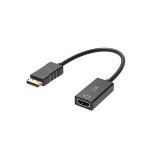 ADAPTADOR DISPLAY PORT MACHO A HDMI HEMBRA XTECH XTC-378, 20CM MON