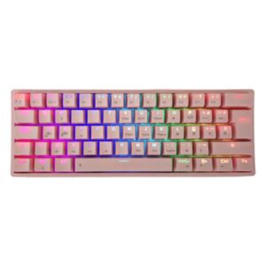 Teclado Gaming RGB Eagle Warrior Kay182u0001c 60% MecÁnico InalÁmbrico Bt EspaÑol
