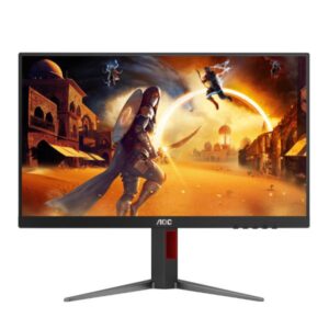 Monitor Gaming 23.8" Aoc 24g4 Fhd Ips 1920x1080 180 Hz 0.5ms Dp HDMI Vga G-sync Plano Negro