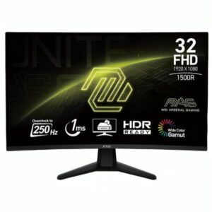 Monitor Gaming Msi Mag 32c6x 31.5" Curvo 1920 X 1080 1ms 250hz Display Port HDMI 9s6-3dd41m-013