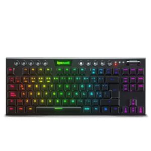 Teclado Gaming RGB Redragon Horus Tkl K621 Mecanico Inalambrico EspaÑol Switch Rojo