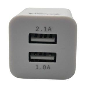 Cargador De Pared Nova Pa010rbu001c 10w 2 Puertos USB-a