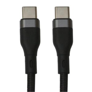 Cable USB-c A USB-c Nova Fad31918001c 65w 1.8m Nylon Carga Rapida