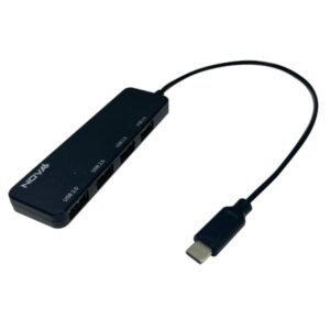 Hub Nova Ahb1s240001c 5 En 1 USB-c 4 Puertos Ubs-a 2.0 480mbps