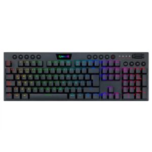 Teclado Gaming RGB  Redragon  Horus Fs K618 Mecanico Inalambrico (bluetooth / 2.4ghz) EspaÑol Switch Rojo
