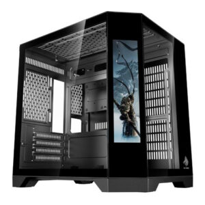 Case Eagle Warrior Cg01kvra001c Mini Tower Sin Ventilacion Incluida Con Vidrio Templado Lateral