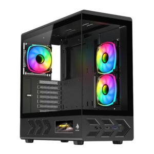 Case Eagle Warrior Cg01j6ra001c Mid Tower Sin Ventilacion Incluida Con Vidrio Templado Sin Fuente