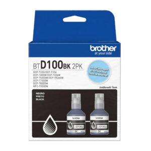 Kit De Tinta 2 Recargas Btd100bk2pkmex Inkbenefit Negro
