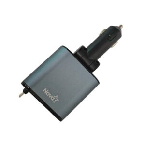 Cargador Para Carro RetrÁctil Nova 65w Con Pantalla USB-c / Lightning / USB-a Pa065ebc001c