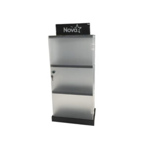Display Nova De Acrilico 320 X 170 X 600 Mm Con Logo Nova Impreso Fd321760001c1c Negro
