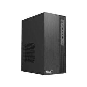 Case Nova Cm04z9ra001c Mini Tower Ventilador De 1 De 80 Mm Sin Fuente De Poder Incluida Negro