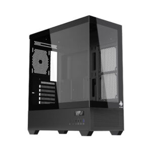 Case Eagle Warrior Cg01tzra001c Mid Tower Sin Ventilacion Incluida Con Vidrio Templado Frontal