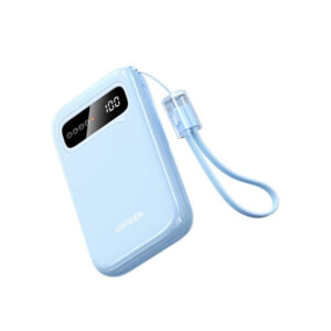Power Bank Ugreen Pb522 10000mah 20w De Carga Rapida Bidireccional USB-c / USB-a Con LED Display Azu