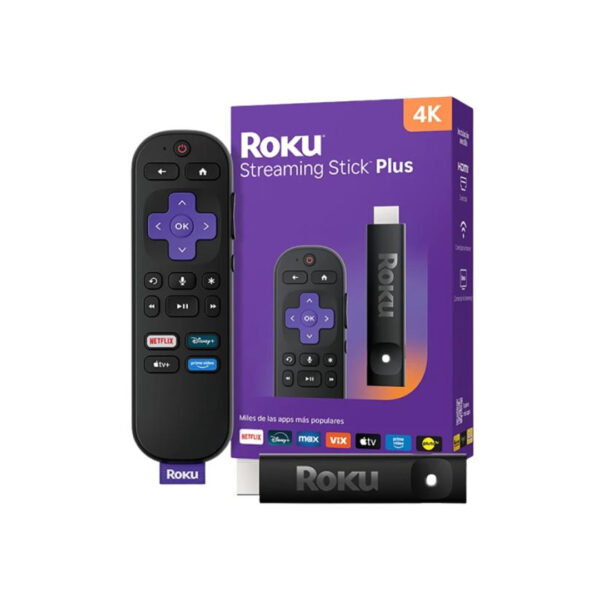 Dispositivo De TransmisiÓn Roku Stick Plus 2025 4k Con Control Por Voz ...