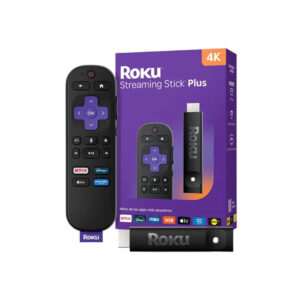 Dispositivo De TransmisiÓn Roku Stick Plus 2025 4k Con Control Por Voz Rok-3830r-b Negro