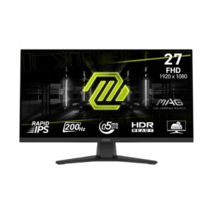 Monitor Msi Mag 272f 27" Plana 1920 X 1080 Fhd 200hz Rapid Ips Adaptive-sync Hmdi / Displayport