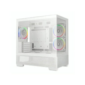 Case Argb Deepcool Cg380 3f Wh Mid Tower Ventiladores 3 De 120 Mm R-cg380-whagm3-g Blanco