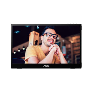 Monitor PortÁtil 15.6plg Aoc 16t20 Plano 1920 X 1080 Fhd 60hz Ips USB-c Sin Adaptador Incluido Negro
