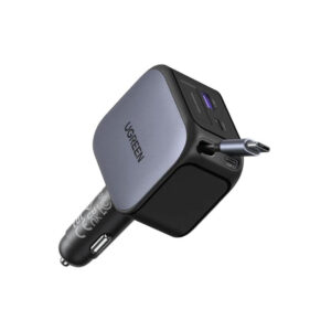 Cargador De Carro Retractil Ugreen Ec602 60w USB-c + USB-a 55212b10.84 E
