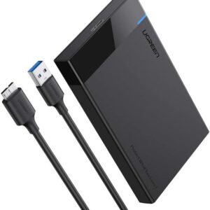 Encapsulador Ugreen Us221 Sata Iii A USB 3.0 HDD/SSD 2.5plg 30848 Negro