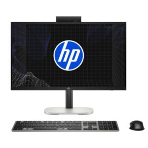 HP - All-in-one - AMD Ryzen 7 350 AI / 4.8 GHz - DDR5 SDRAM - 512 GB HDD - 27" - Integrated graphics - Windows 11 Home - White