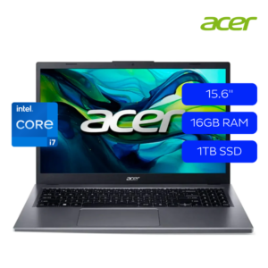 COMPUTADORA PORTATIL ACER ASPIRE A15-51P-74GB CI7 150U 16GB/1TB/15.6 FHD