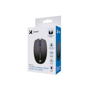 MOUSE INALAMBRICO XTECH XTM318 4 BOTONES